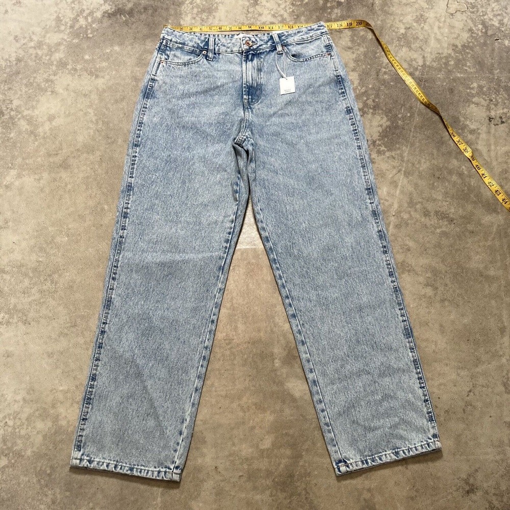 Ardene‎ Jeans Womens Juniors Size 9 Baggy Ample Regular Rise Y2k Blue Cotton